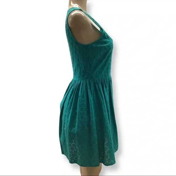 Old Navy Teal Sleeveless Dress Preowned - Picture 2 of 4